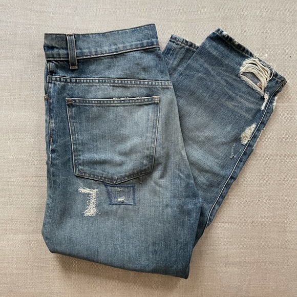 Madewell Rivet & Thread High Rise Slim Boyjeans - Picture 5 of 5